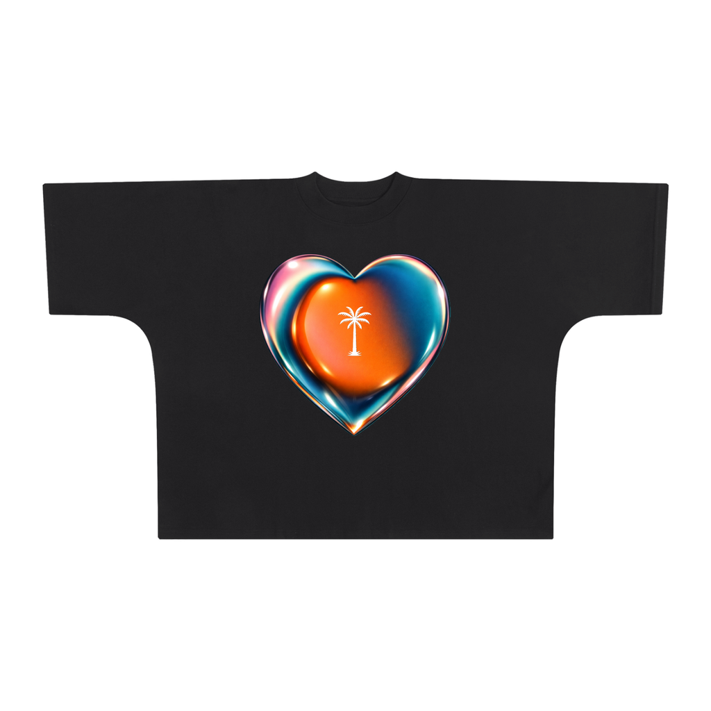Palm Love - Oversized Boxy Tee