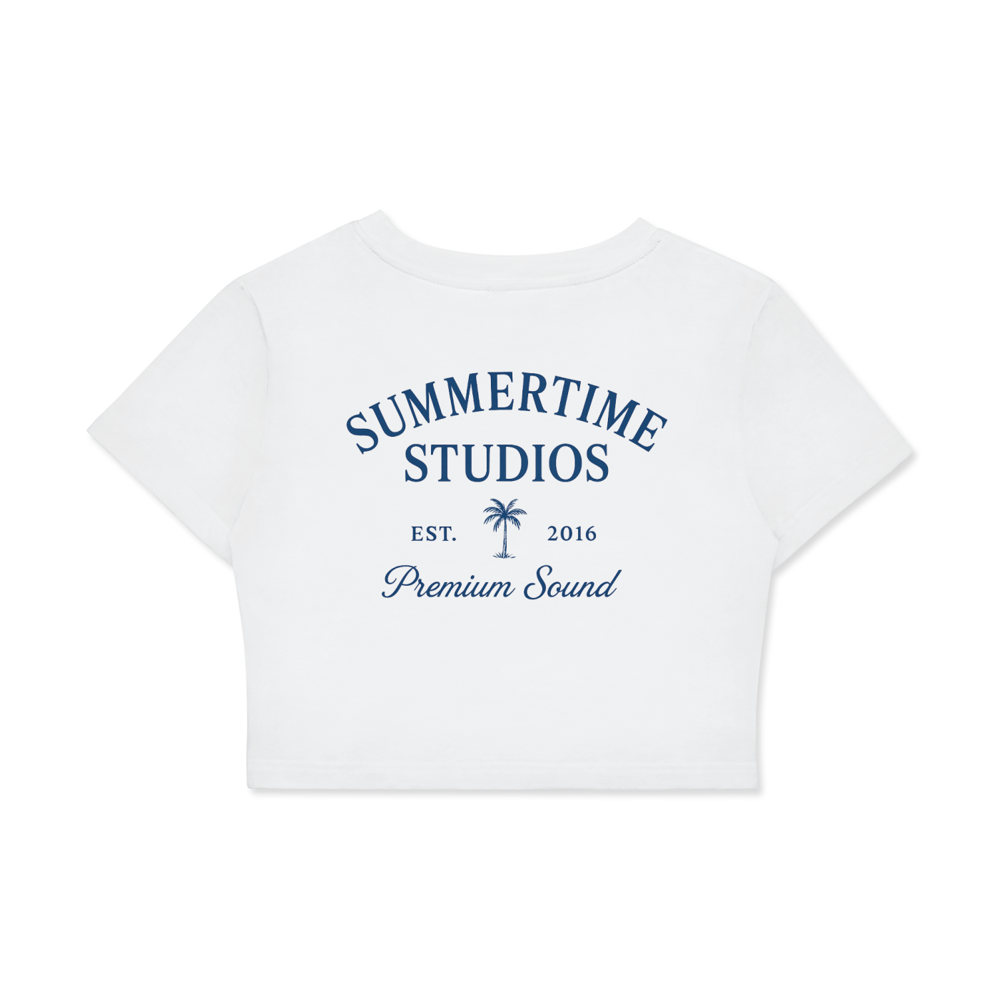 Baby Palm - Fitted Crop Tee