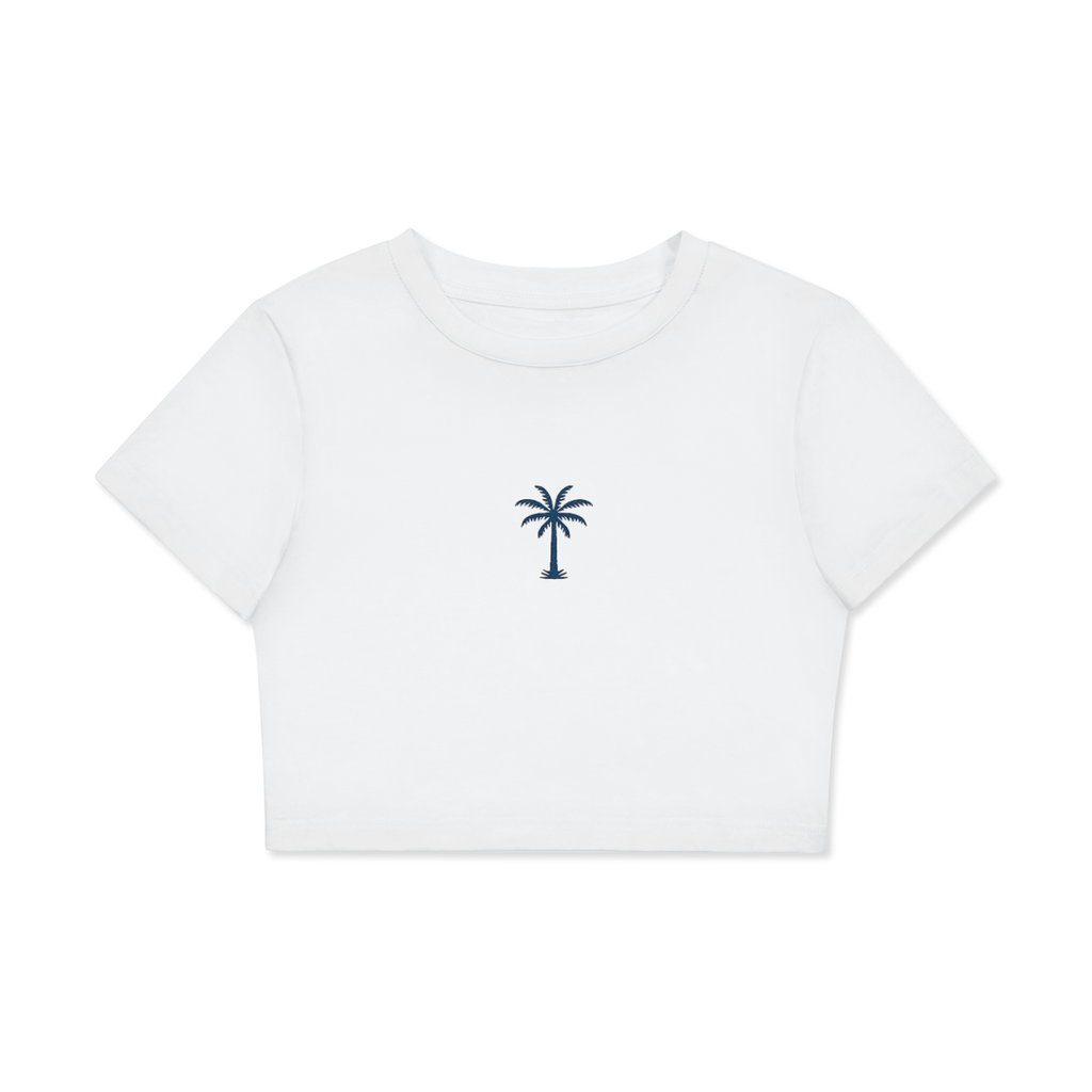 Baby Palm - Fitted Crop Tee