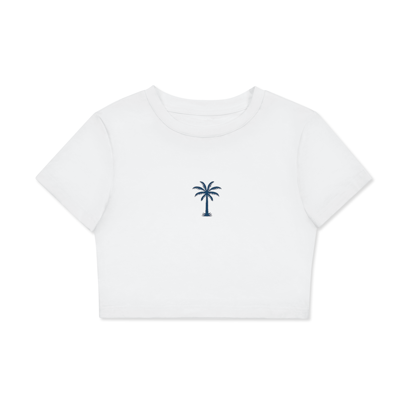 Baby Palm - Fitted Crop Tee