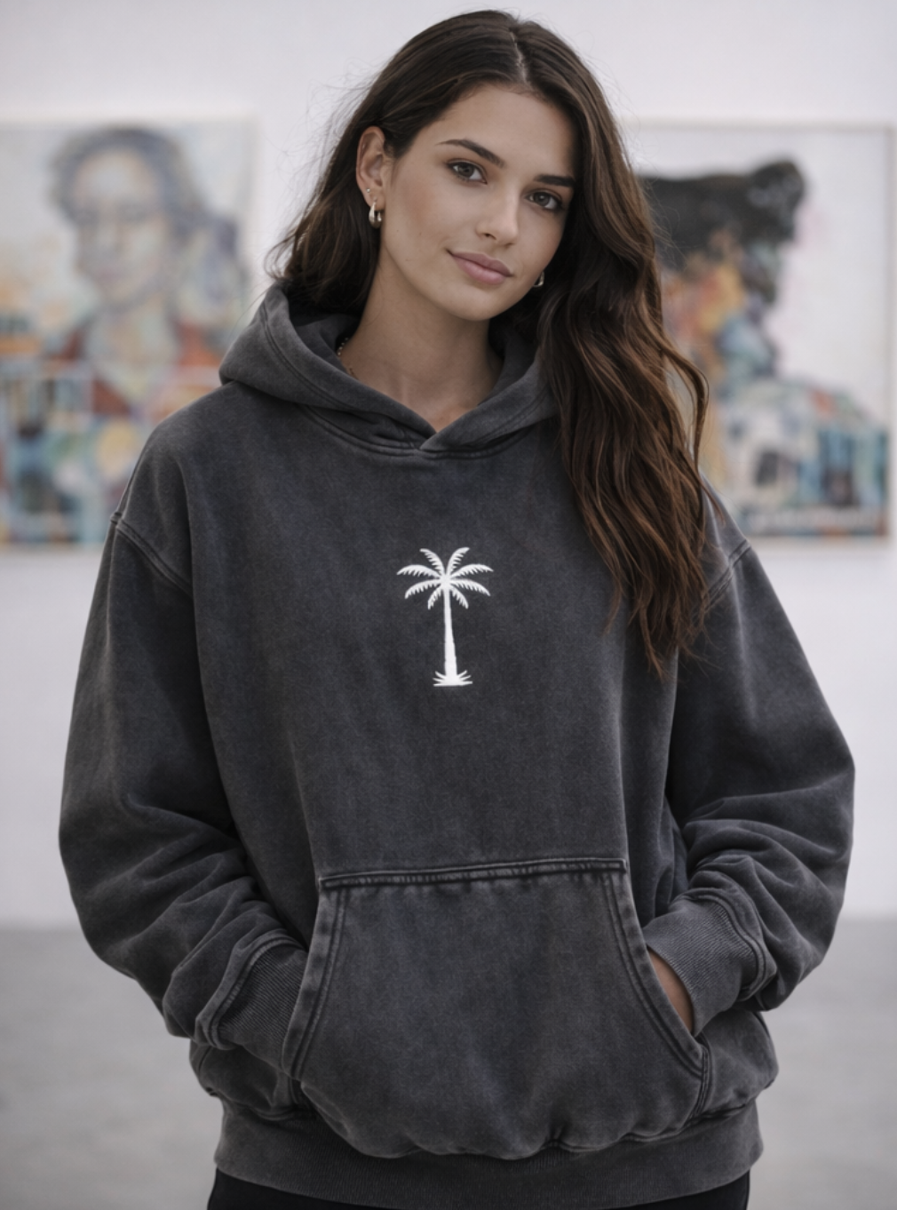 Palm Hoodie - Oversize