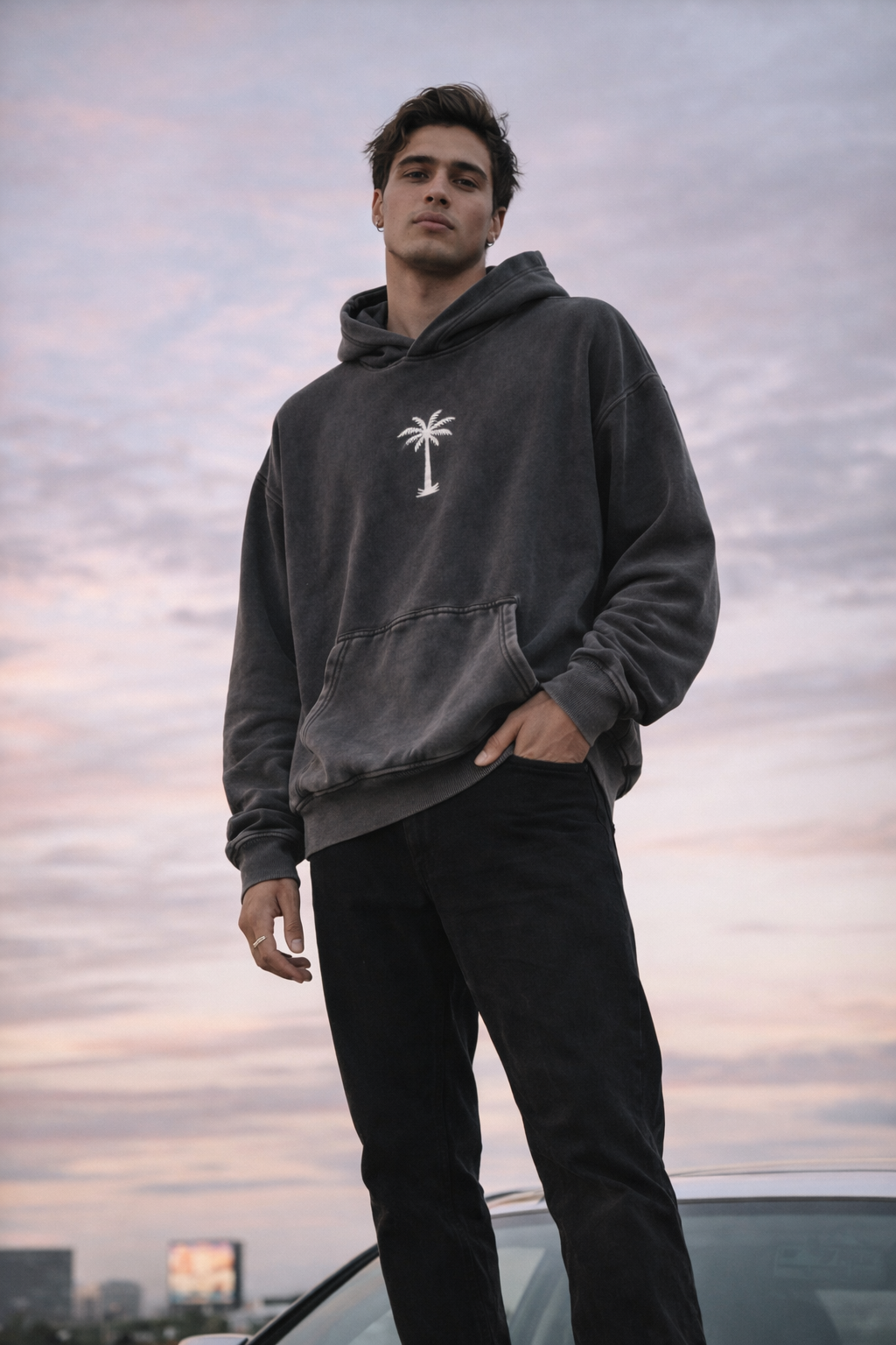 Palm Hoodie - Oversize